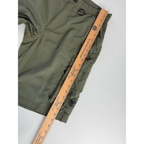 Boy Scouts of America Centenniel Uniform Short Green Cargo Pockets Adult S Small - Picture 10 of 11